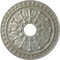 Ekena Millwork Warsaw Ceiling Medallion (Fits Canopies up to 3 1/2"), 18"OD x 3 1/2"ID x 1 3/8"P, Flash Gold CM18WAFLS - alternate 1